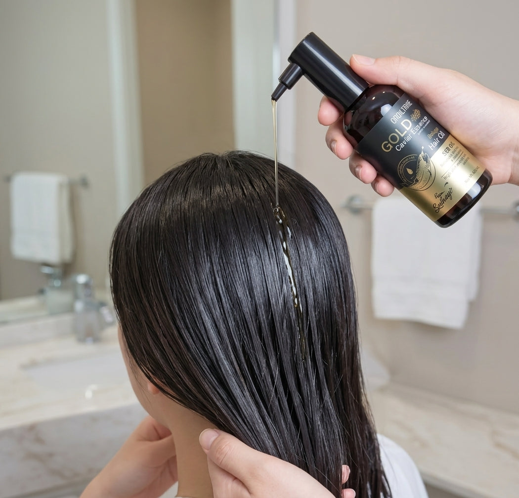 Dr.Comely - Gold Caviar (Essence Beluga) Hair Oil